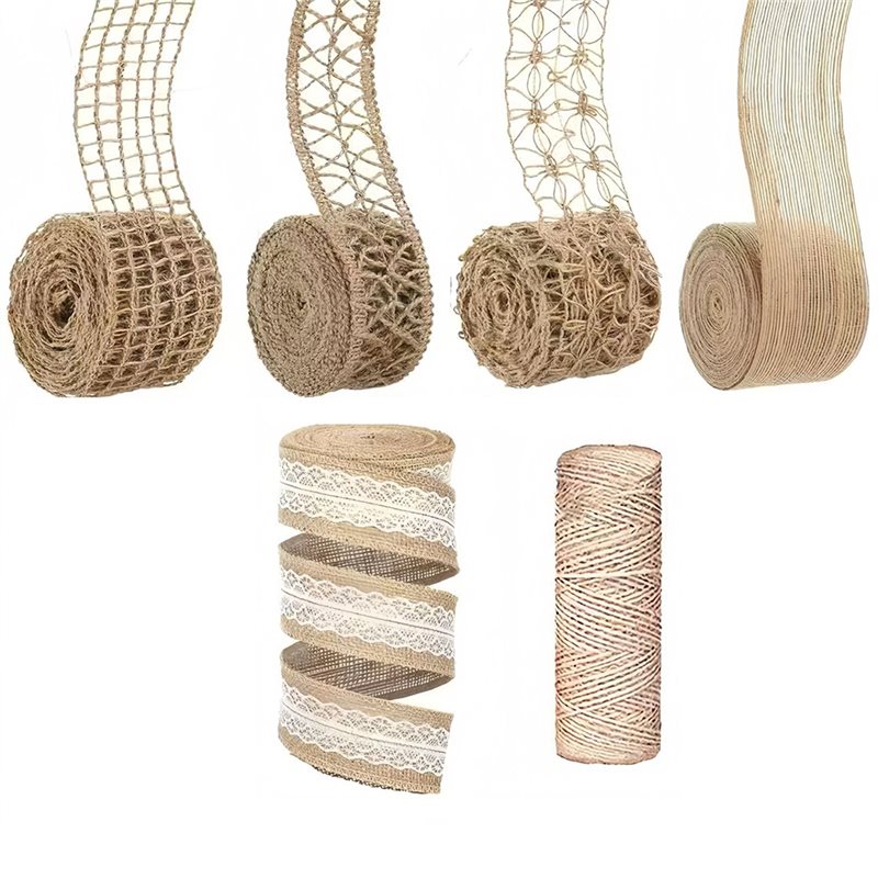 Twine Jute Natural - WORTHOWN-5 Rollos de Cinta de Yute