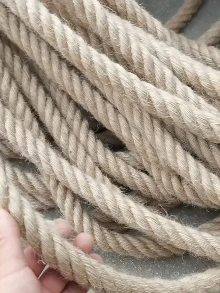 Twine Jute Natural - Cuerda de yute Natural de 4/6/8/10mm,