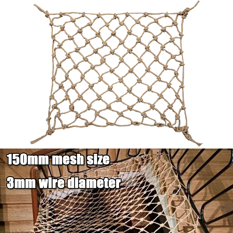 Twine Jute Natural - 1 unidad de red de escalada