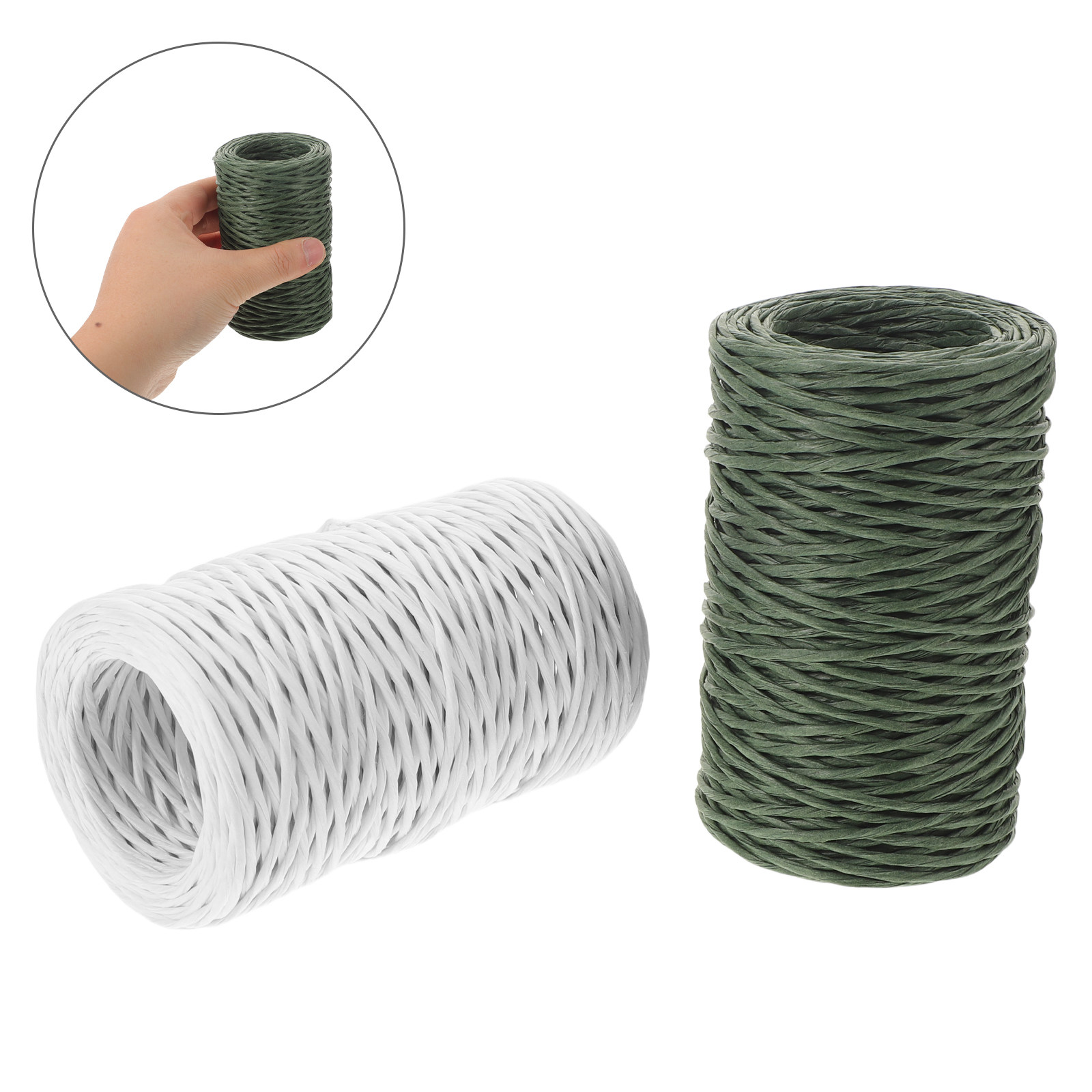 Supply For Florist - 2 Rollos de Alambre Floral Recubierto