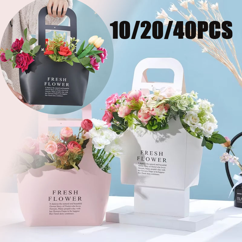 Paquete de 10-40 Bolsas de Pap - Flower Wrap Kraft reseña y precio