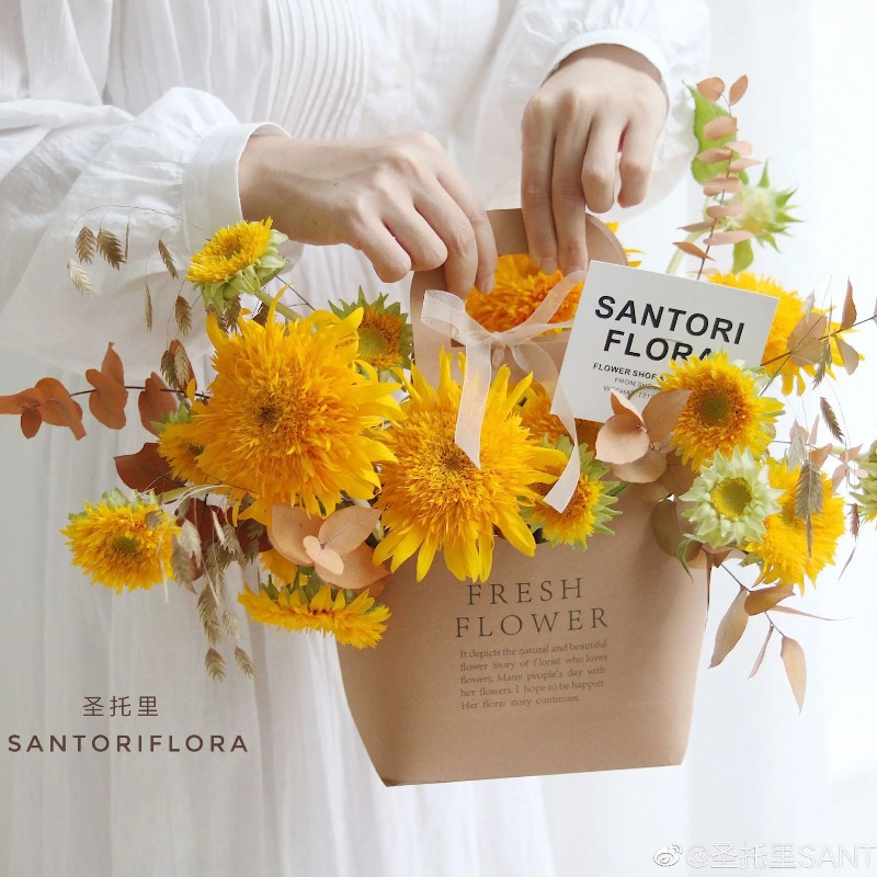 Paquete de 10-40 Bolsas de Pap - Flower Wrap Kraft reseña y precio