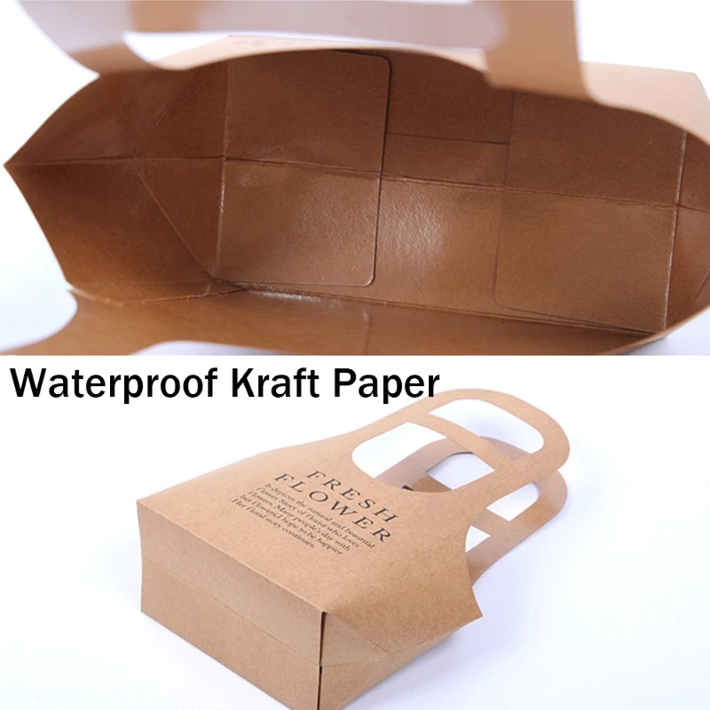 Paquete de 10-40 Bolsas de Pap - Flower Wrap Kraft reseña y precio