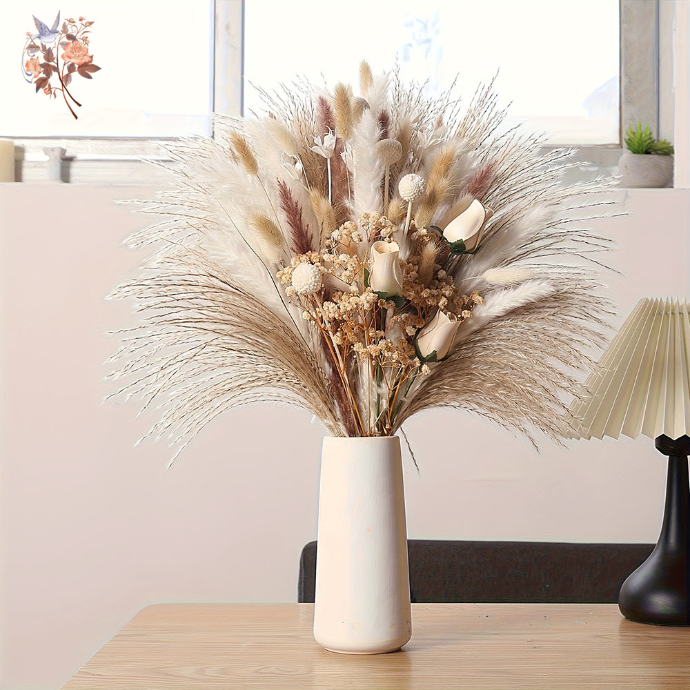 80 Piezas de Flores Secas Arti - Florist Supply Vases reseña y precio