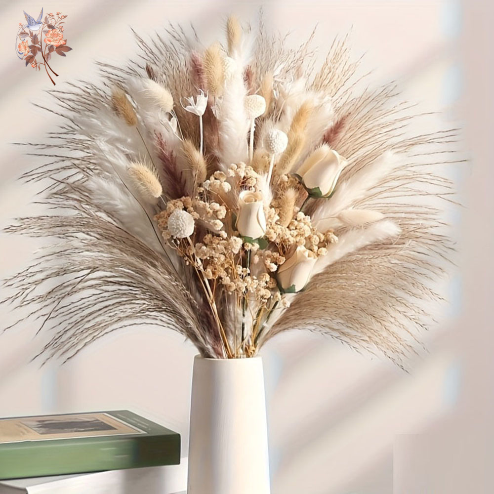 80 Piezas de Flores Secas Arti - Florist Supply Vases reseña y precio