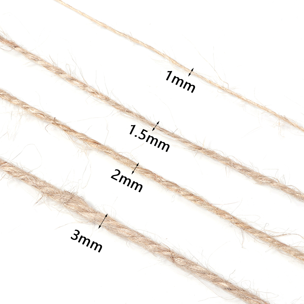 Cordón de yute Natural de 100  - Twine Jute Natural reseña y precio