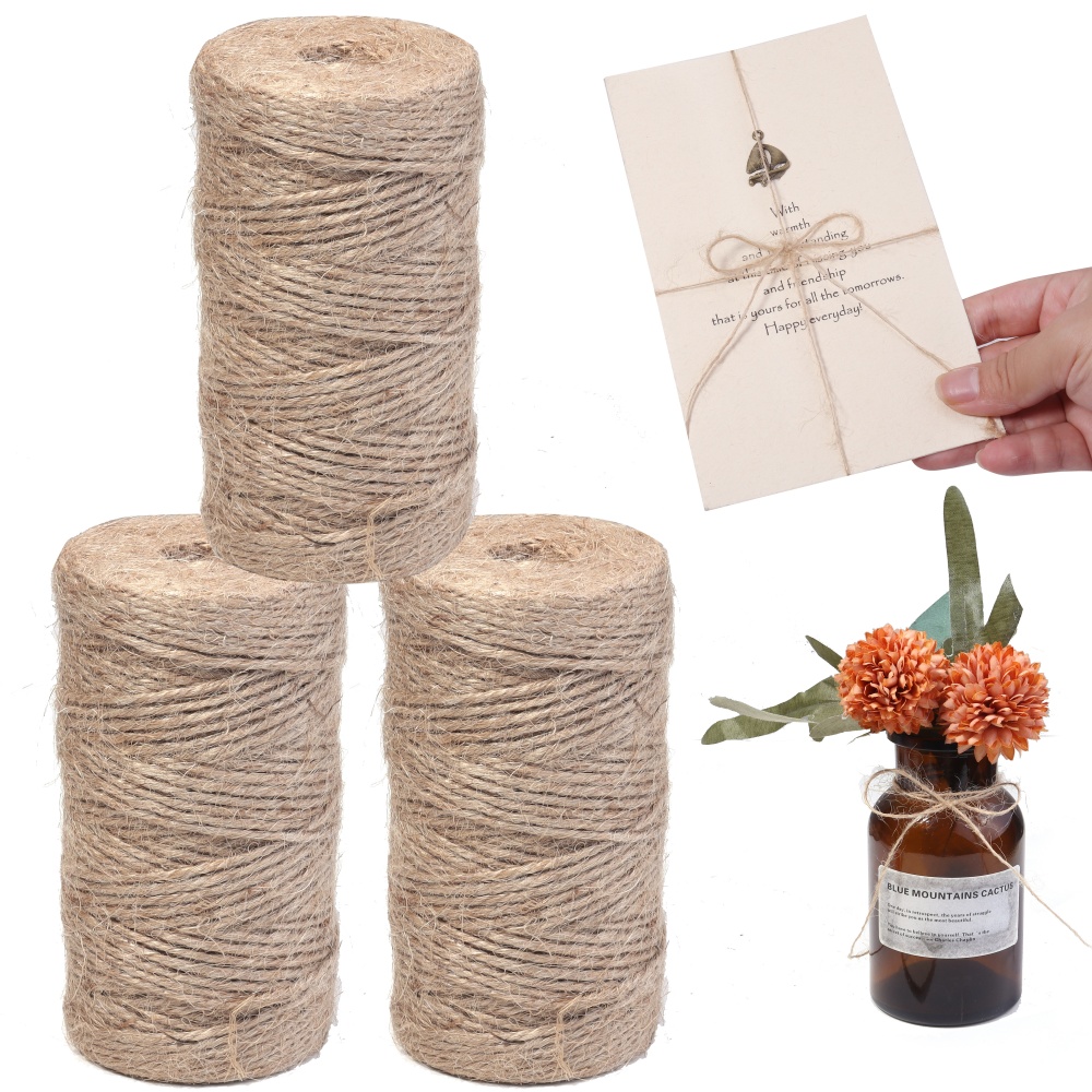 Cordón de yute Natural de 100  - Twine Jute Natural reseña y precio