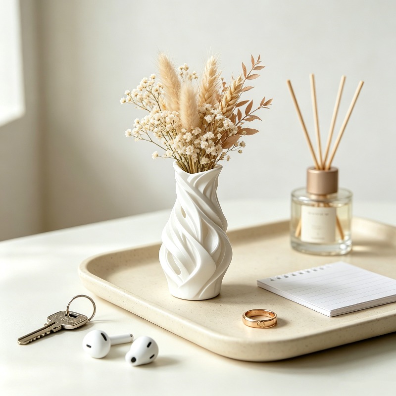 Jarrón Decorativo con Ondas Re - Florist Supply Vases reseña y precio