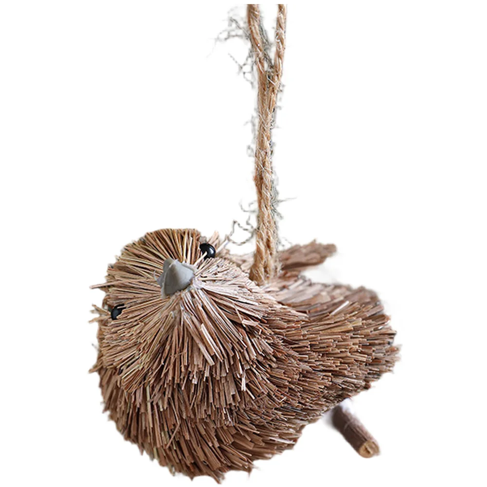 Adorno de alce de paja natural - Twine Jute Natural reseña y precio