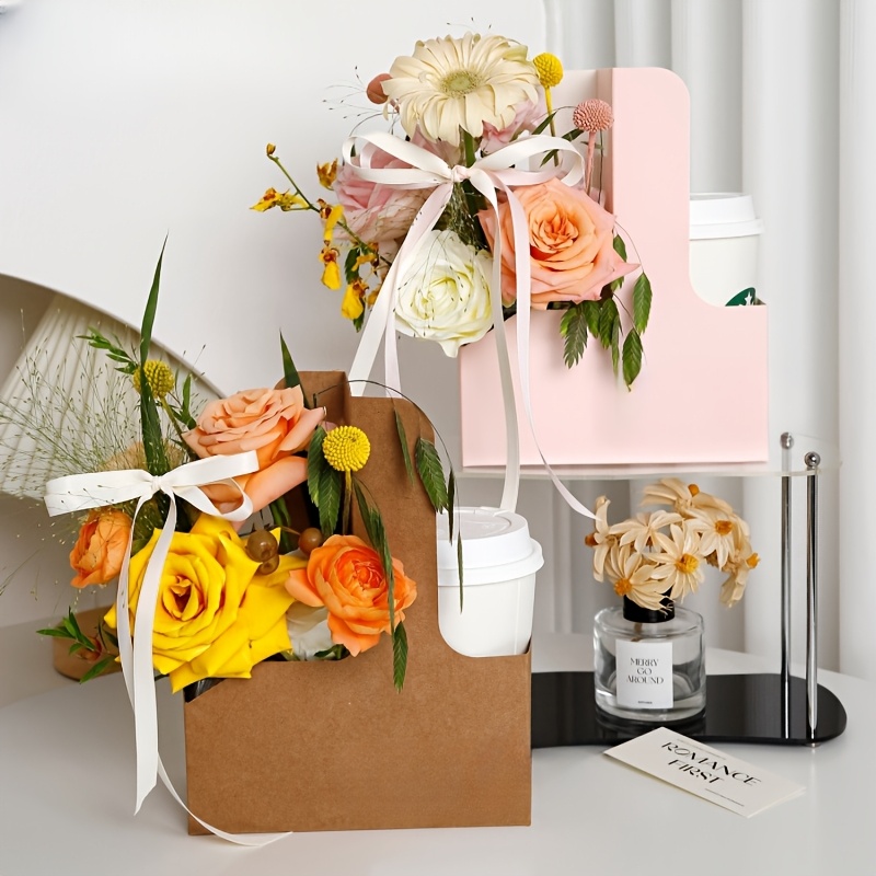 12 Bolsas de Regalo de Papel K - Flower Wrap Kraft reseña y precio
