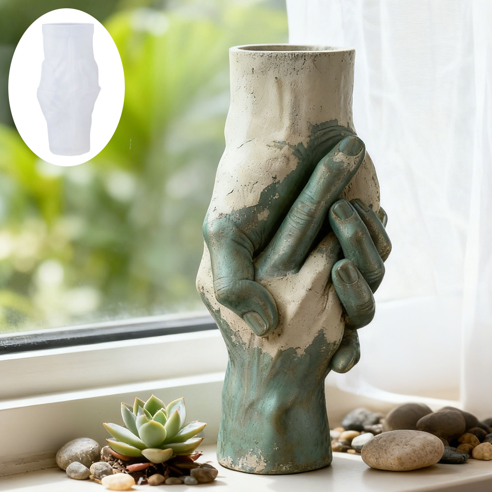 Molde artístico de silicona pa - Florist Supply Vases reseña y precio