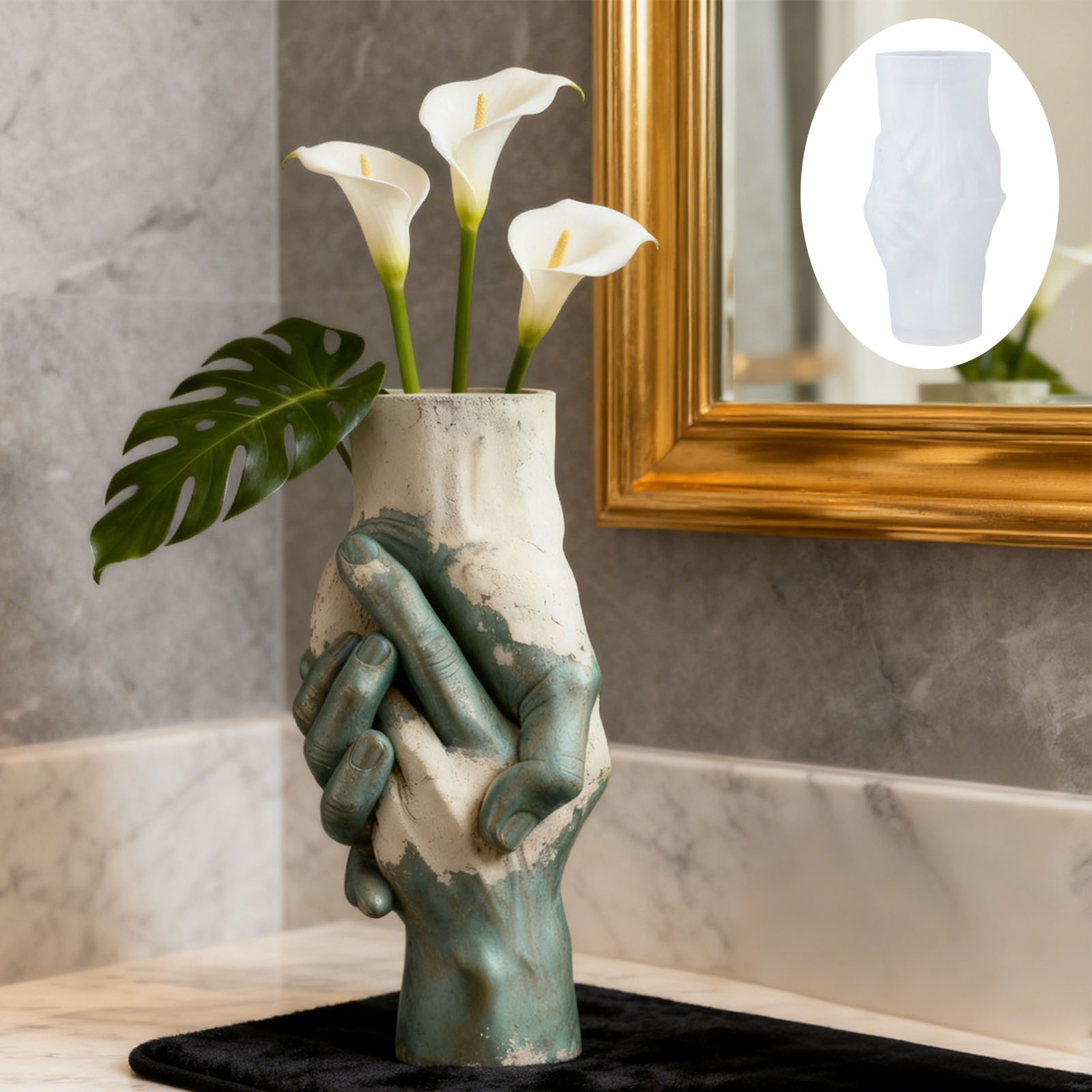 Molde artístico de silicona pa - Florist Supply Vases reseña y precio